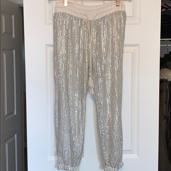 Amuse Society Briar Sequin Joggers / Pants - Picture 13 of 16